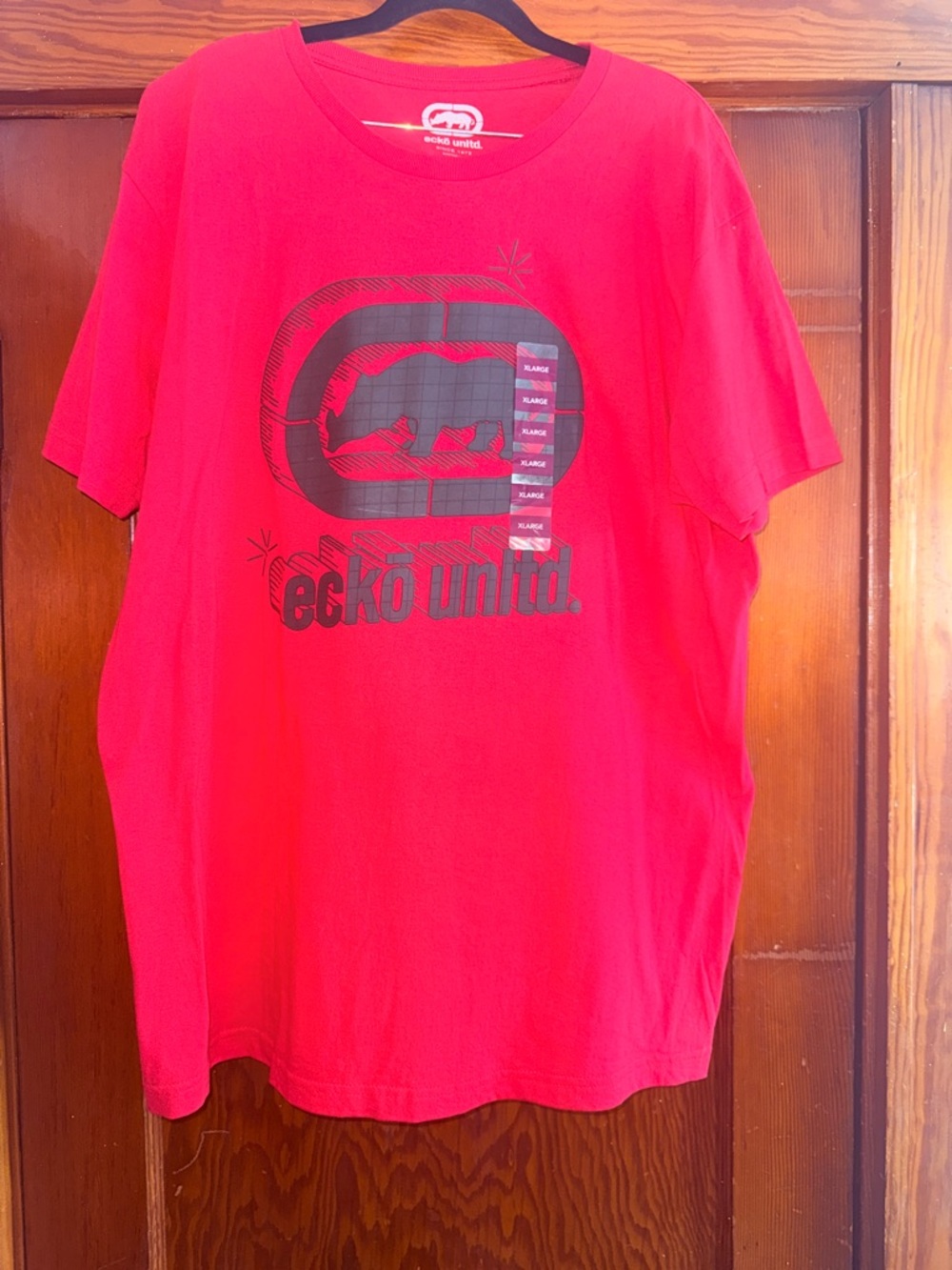 Ecko Unltd Red Graphic T Shirt XL NWT Rhino Logo Tee